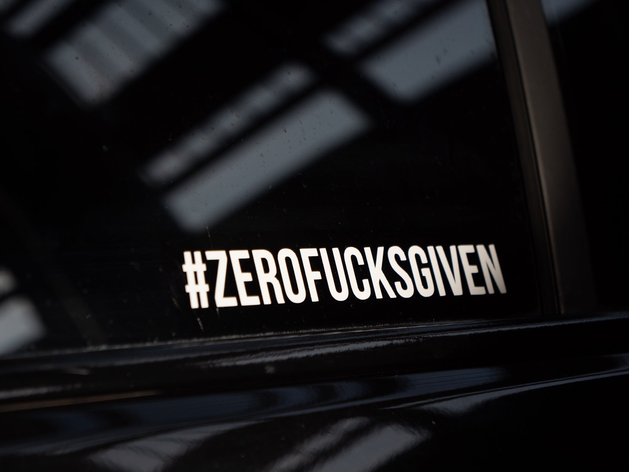 #Zerofucksgiven Sticker