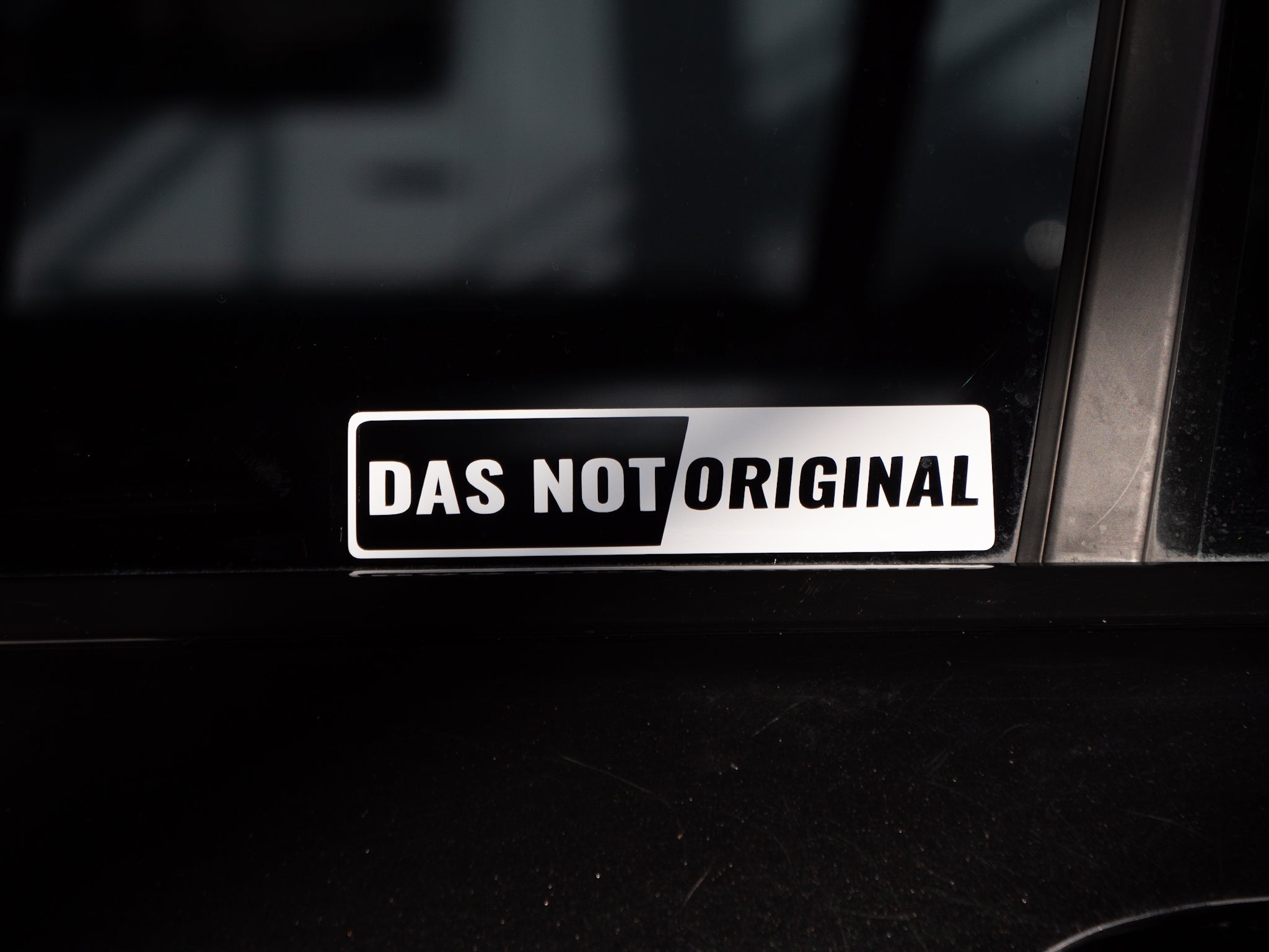 Das not original Sticker