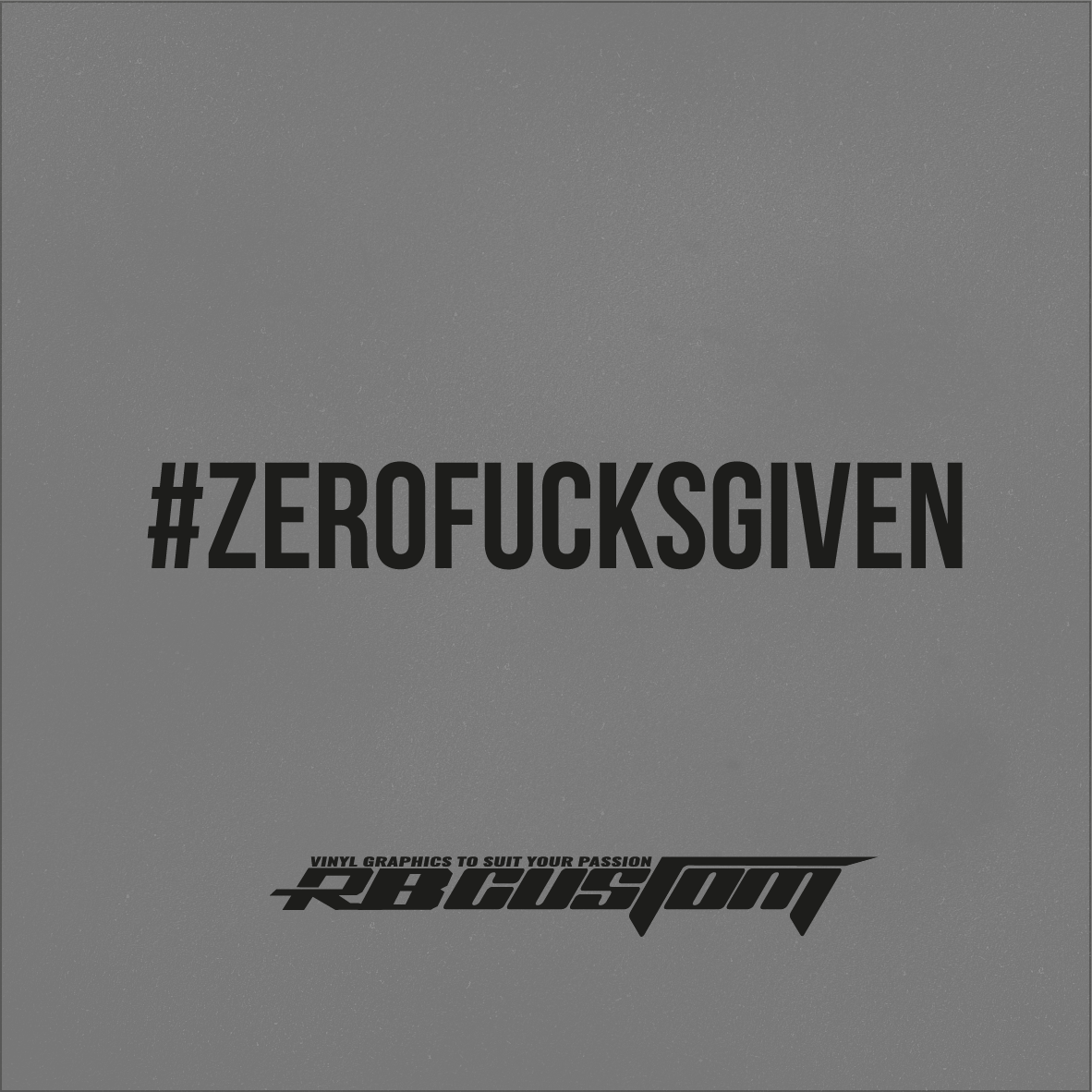 #Zerofucksgiven Sticker