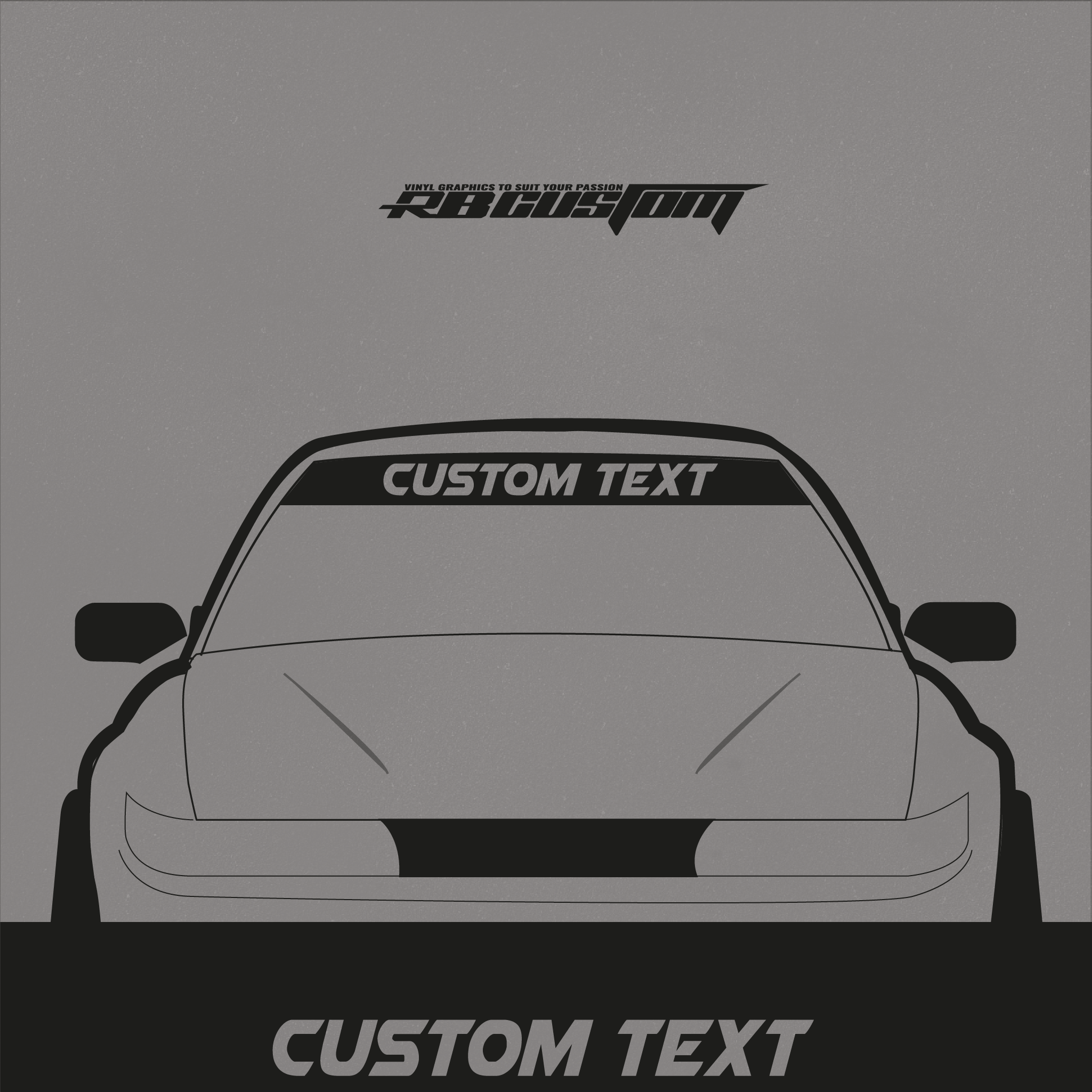 Custom tekst | Cut out banner