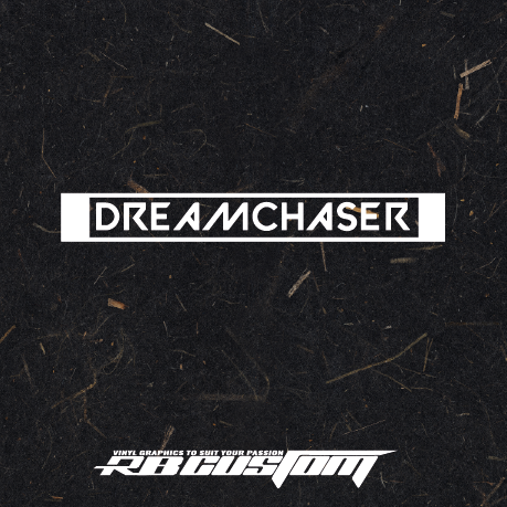 dreamchaser XL back decal