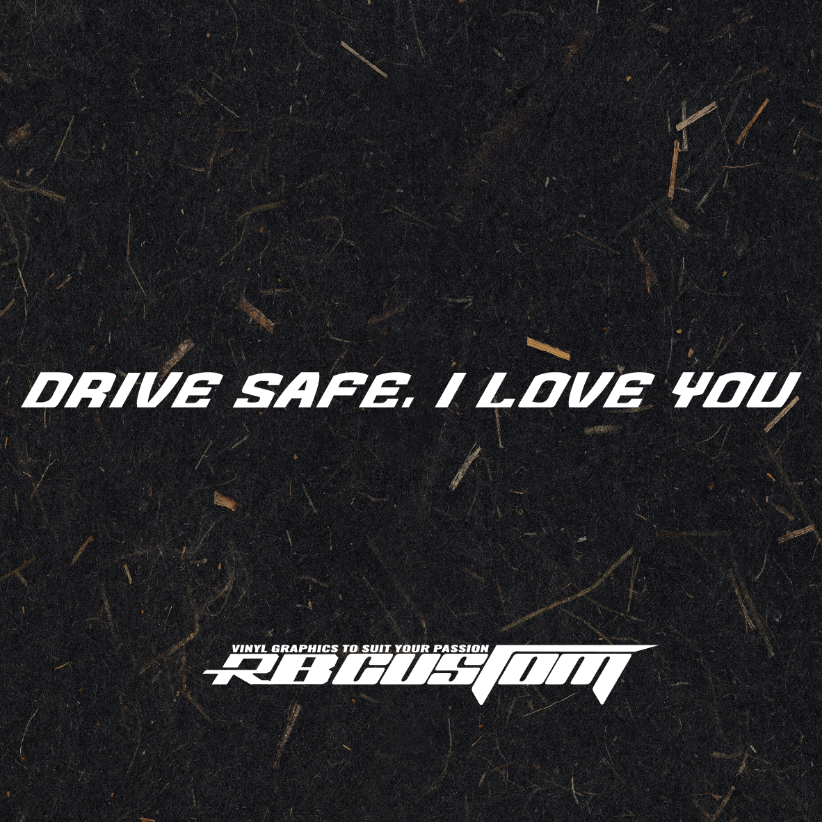 Keycord Drive safe, i love you. Div kleuren